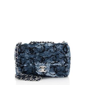 Chanel Sequin CC Rectangular Mini Flap Bag